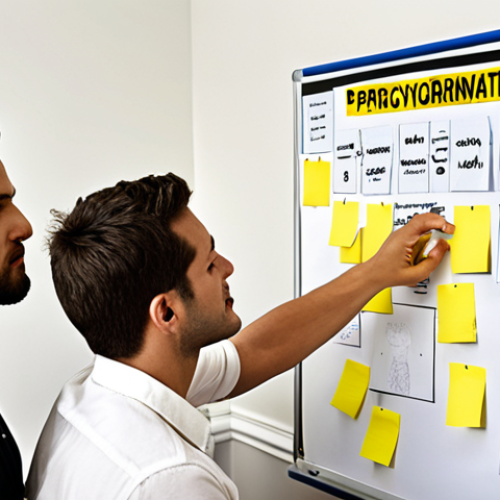 Home 15 **
A diverse team brainstorming together, surrounded by sticky notes with ideas. The atmosphere is collaborative and supportive. Focus on visual cues of psychological safety and open communication, like relaxed body language and active listening. Words like "Brainstorming Day" can be visible on a whiteboard.
**